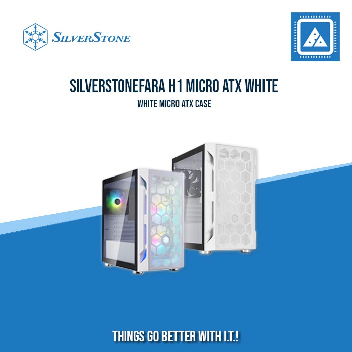 SILVERSTONE FARA H1 MICRO ATX CASE WITH TEMPERED GLASS WINDOW BLACK|WHITE SILVERSTONE FARA H1 MICRO ATX CASE WITH TEMPERED GLASS WINDOW BLACK|WHITE